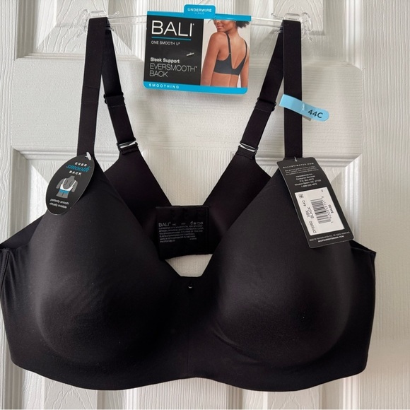 Bali Women's Black Smooth Bra - Picture 1 of 4